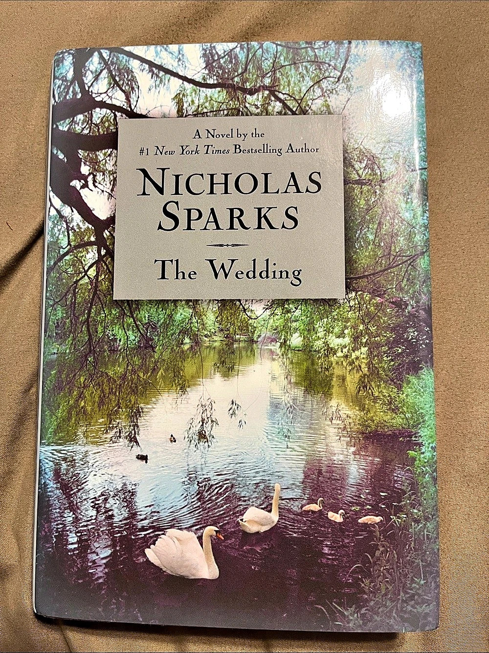 Warner Books The Wedding Nicholas Sparks Hardcover Book